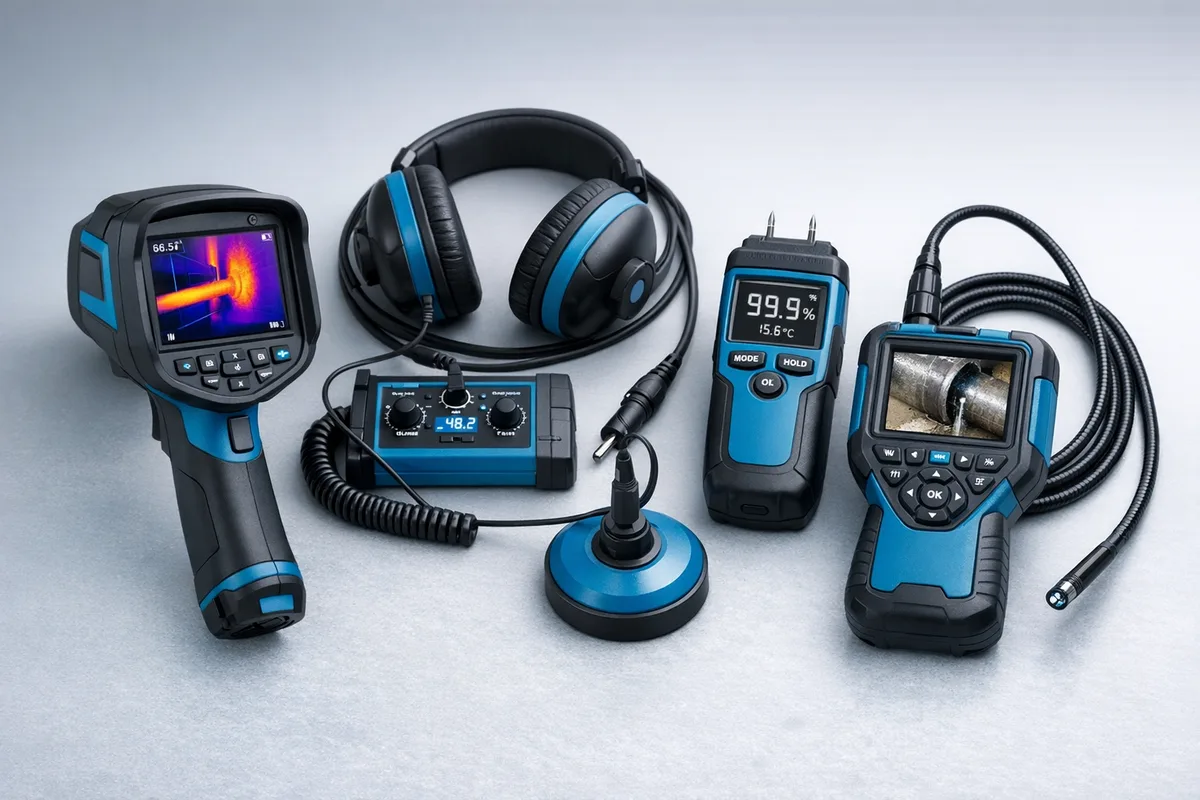 איתור נזילות ציוד איתור נזילות מקצועי ט.צ איטום